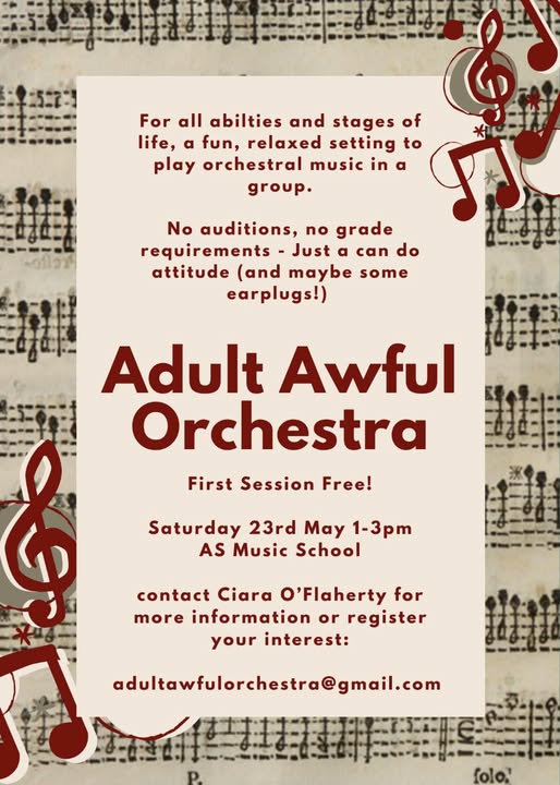 Introducing: The Adult Awful Orchestra! supporting thumb